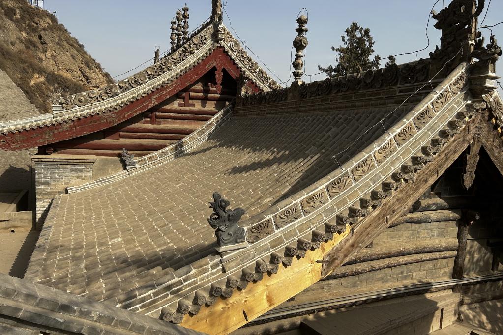 A scenic view of Lanzhou Wuquanshan Jianzhuqun