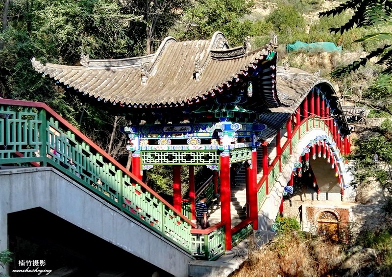 A scenic view of Lanzhou Wuquanshan Jianzhuqun