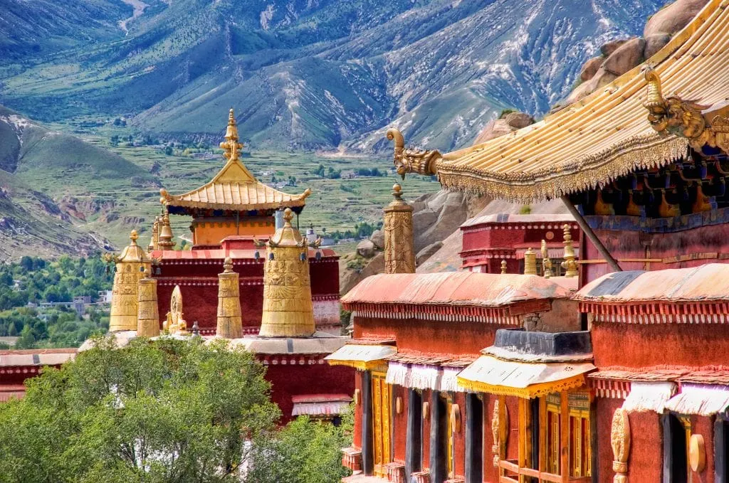 A scenic view of Lasa Gadansi