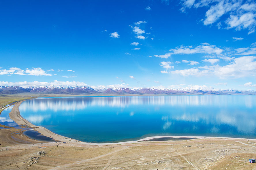 A scenic view of Lasa Sangzhu Pozhang
