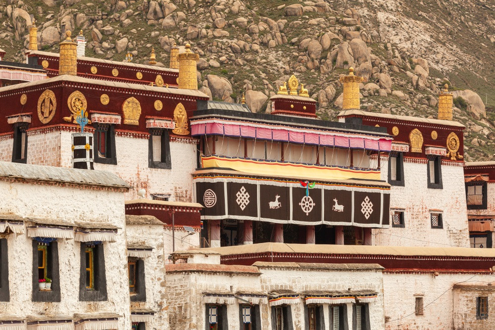 A scenic view of Lasa Zhebangsi