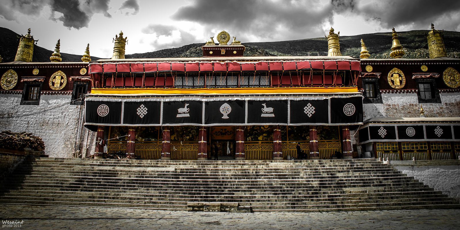 A scenic view of Lasa Zhebangsi