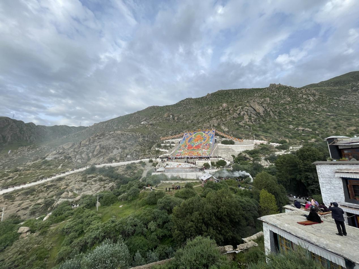 A scenic view of Lasa Zhebangsi