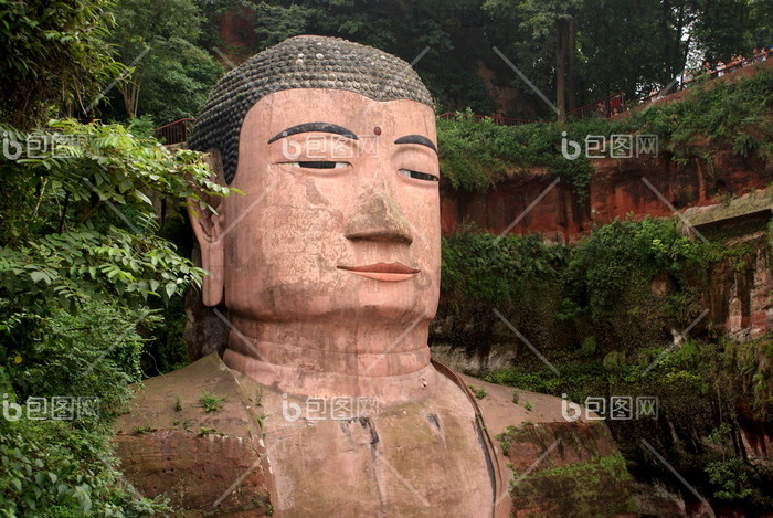 A scenic view of Leshan Dafo