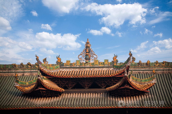 A scenic view of Leshan Jianwei Wenmiao