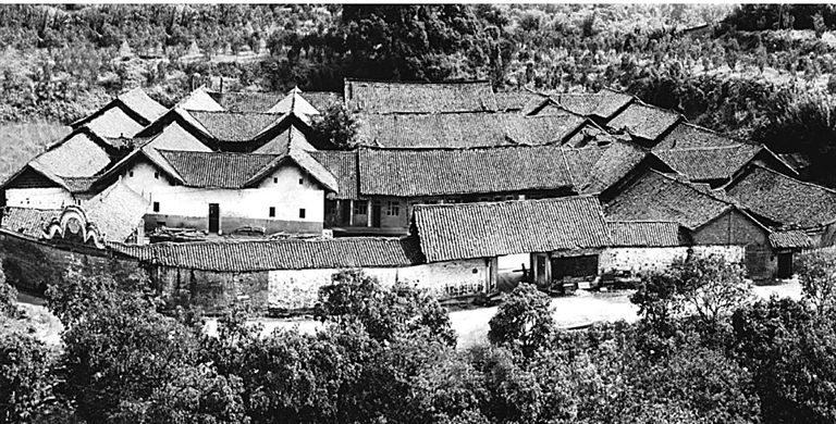 A scenic view of Leshan Jingyan Leishi Minju