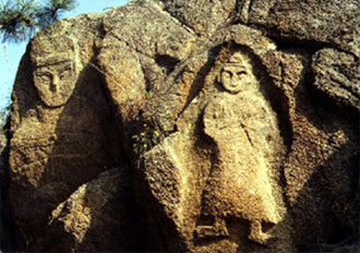A scenic view of Lianyungang Kongwangshan Moya Zaoxiang