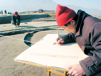 A scenic view of Lianyungang Tenghualuo Yizhi