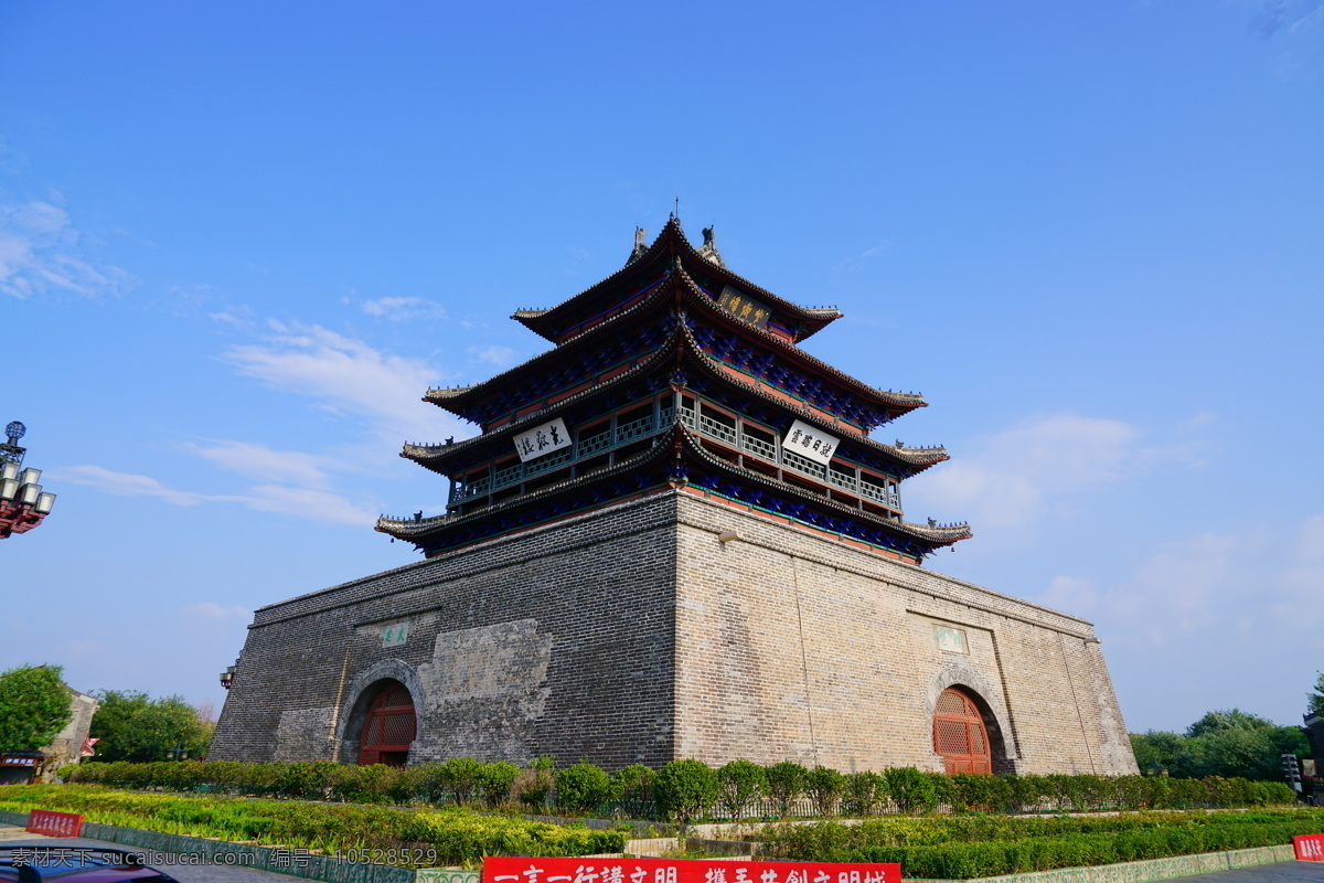 A scenic view of Liaocheng Guangyue Lou