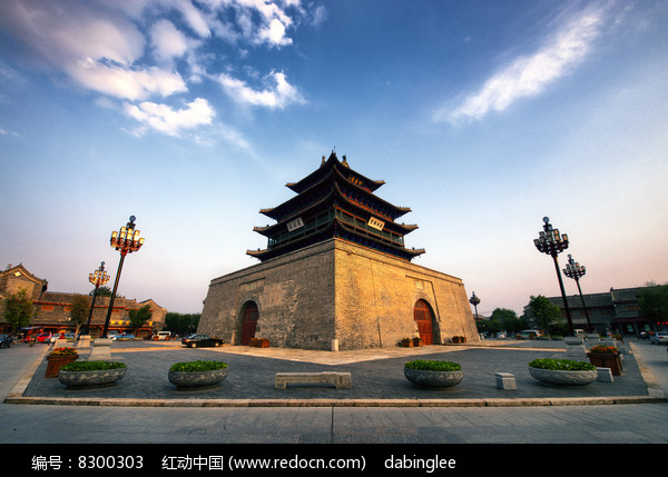 A scenic view of Liaocheng Guangyue Lou