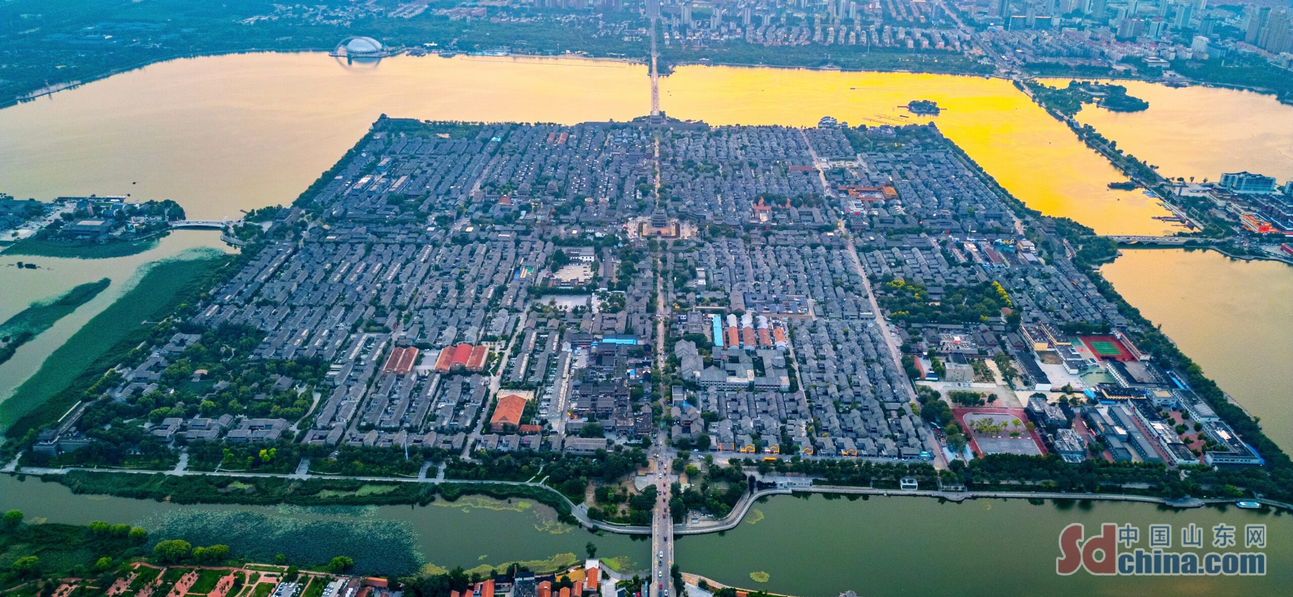 A scenic view of Liaocheng Jiaochangpu Yizhi