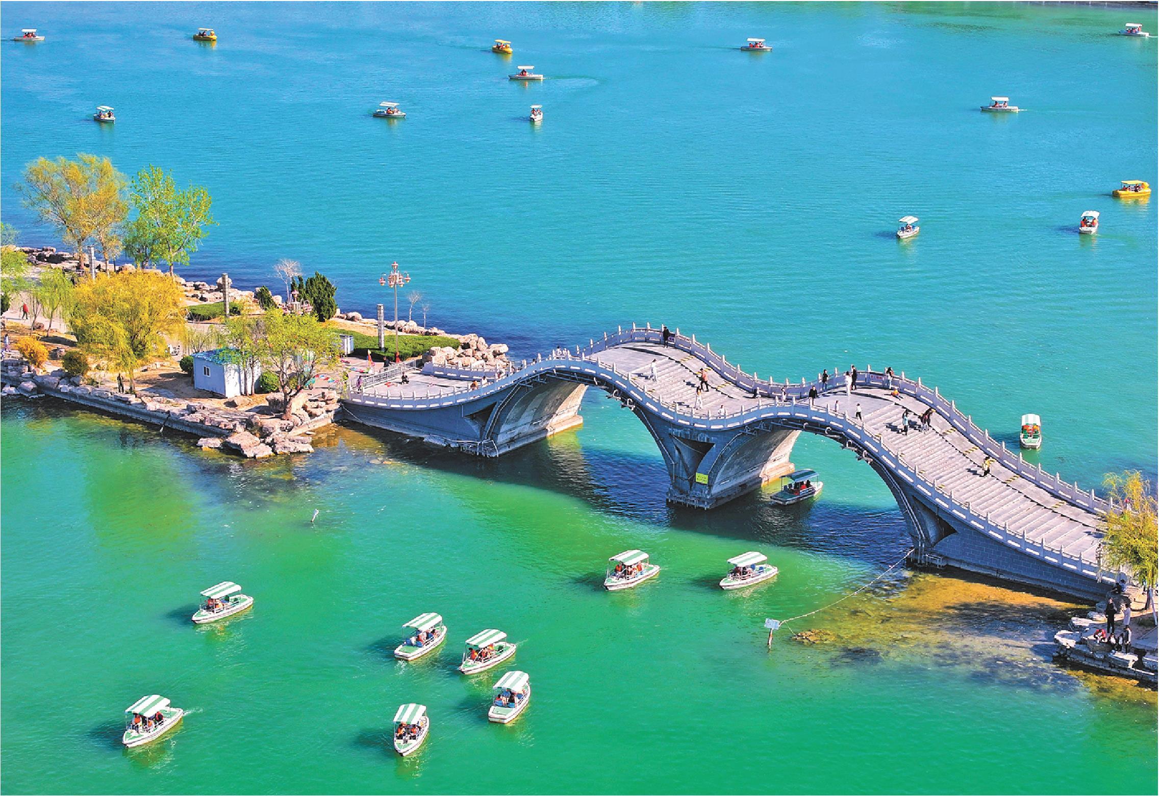 A scenic view of Liaocheng Linqing Yunhe Chaoguan