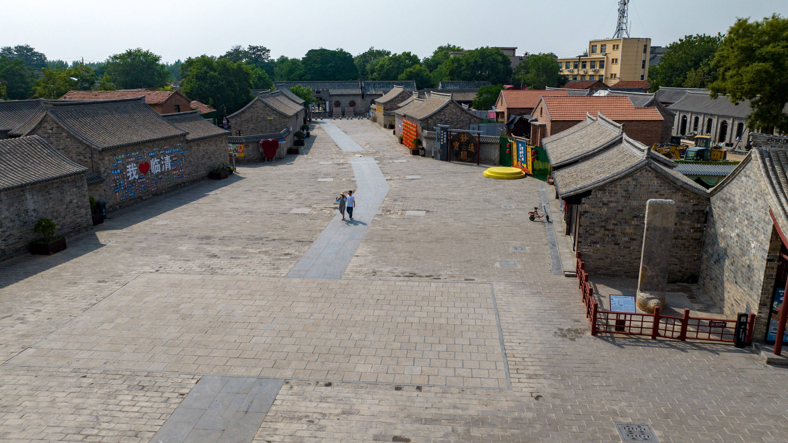 A scenic view of Liaocheng Linqing Yunhe Chaoguan