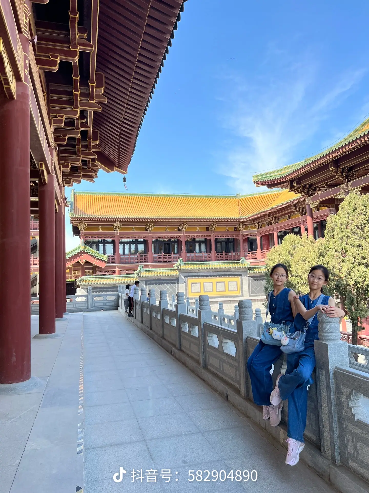 A scenic view of Liaocheng Longxingsi Tieta