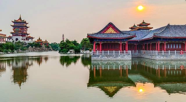 A scenic view of Liaocheng Shangzhuang Yizhi