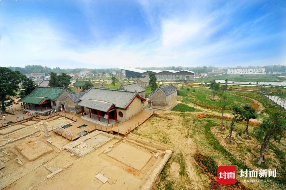 A scenic view of Liaocheng Tuqiao Zha Yizhi