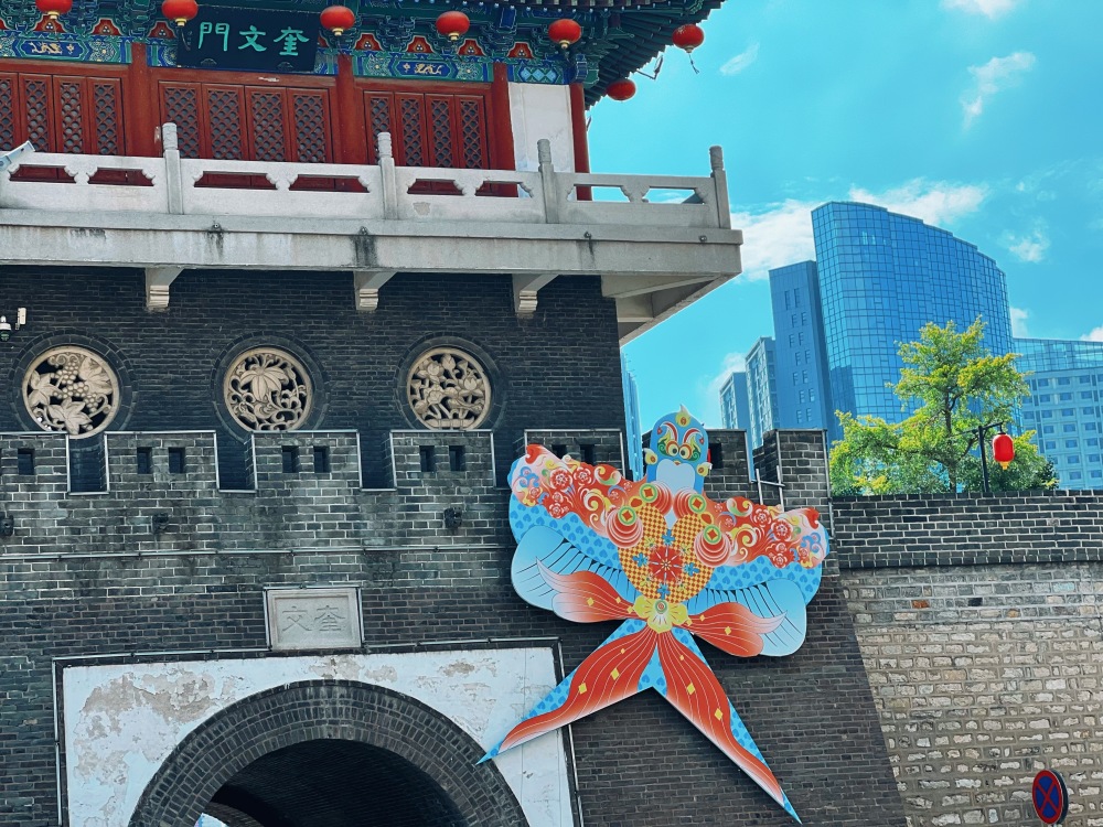 A scenic view of Liaocheng Tuqiao Zha Yizhi