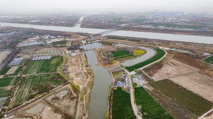 A scenic view of Liaocheng Tuqiao Zha Yizhi