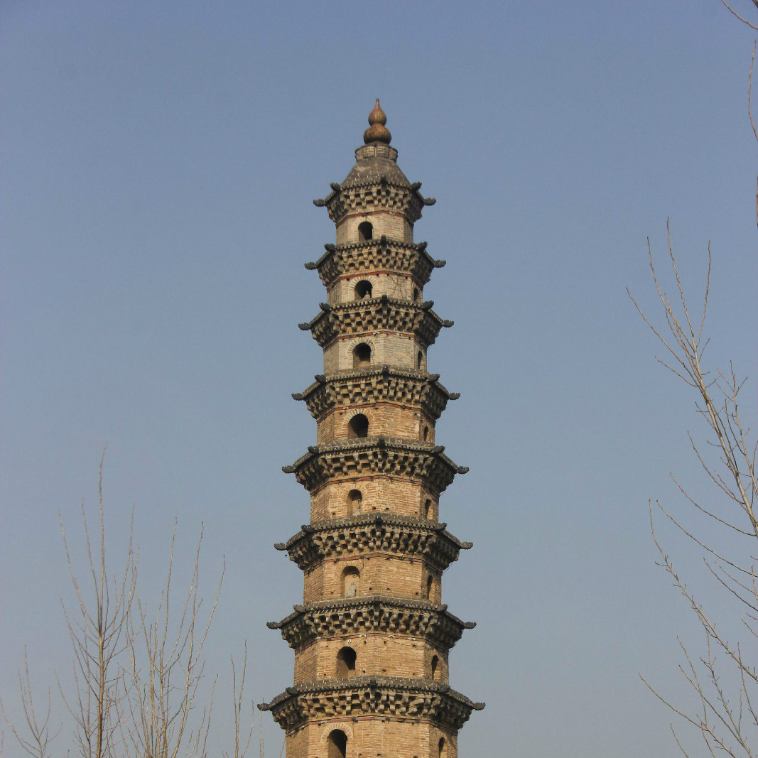 A scenic view of Liaocheng Xingguo Si Ta