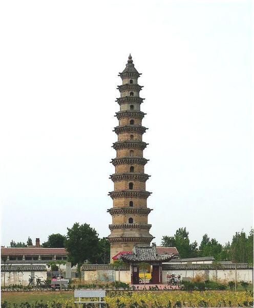 A scenic view of Liaocheng Xingguo Si Ta