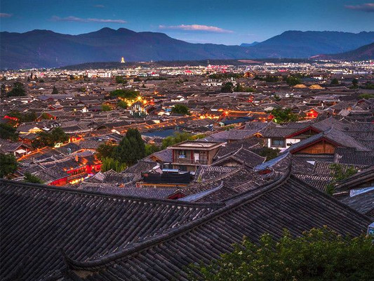 A scenic view of Lijiang Dajuegong Bihua