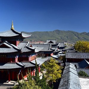 A scenic view of Lijiang Pujisi