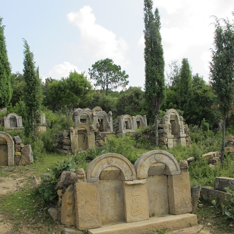A scenic view of Lijiang Yingpancun Muqun