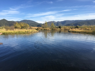 A scenic view of Lincang Cangyuan Yahua