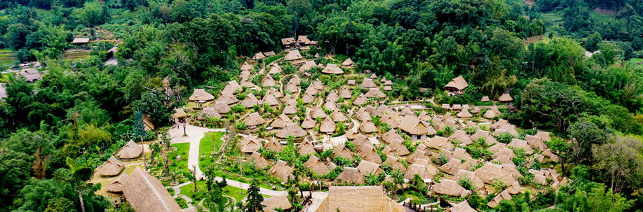 A scenic view of Lincang Liulanghe Mofangqun