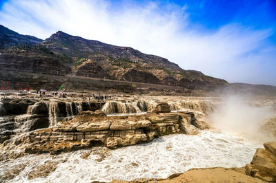 A scenic view of Linfen Dahekou Site