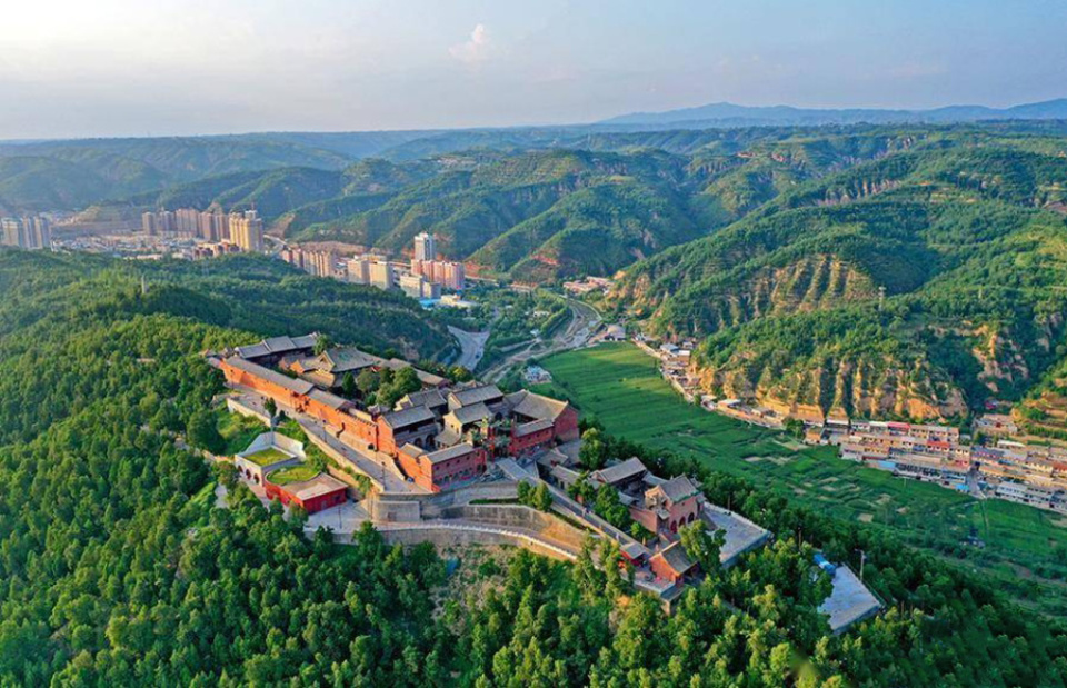 A scenic view of Linfen Dahekou Site