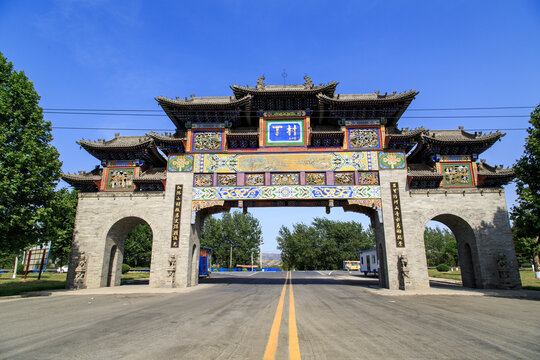 A scenic view of Linfen Dingcun Site