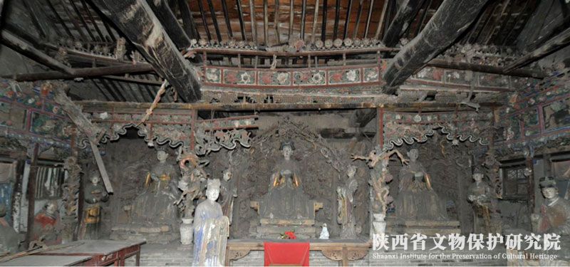 A scenic view of Linfen Dongyang Houtu Temple