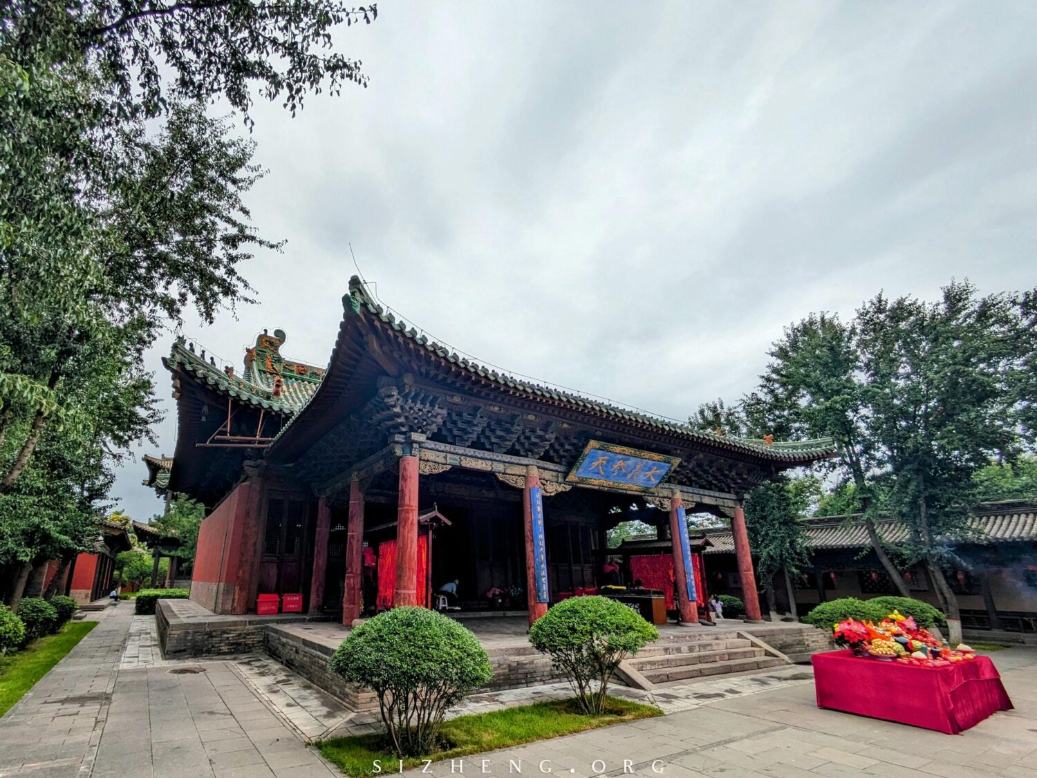 A scenic view of Linfen Fandian Guandi Temple