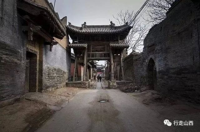 A scenic view of Linfen Fen Cheng Ancient Buildings