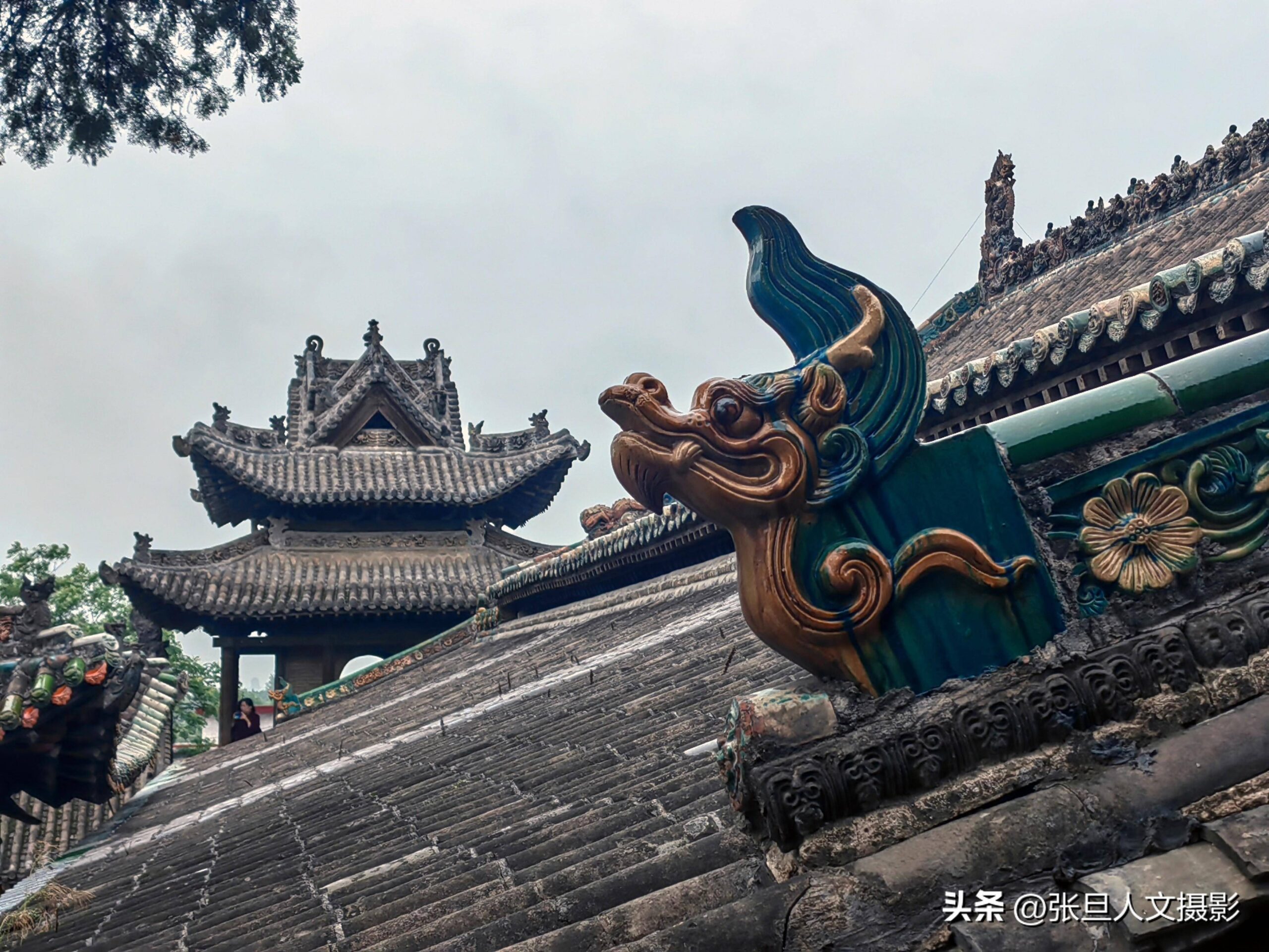 A scenic view of Linfen Fen Cheng Ancient Buildings