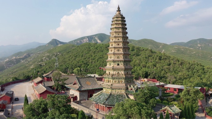 A scenic view of Linfen Guangsheng Temple