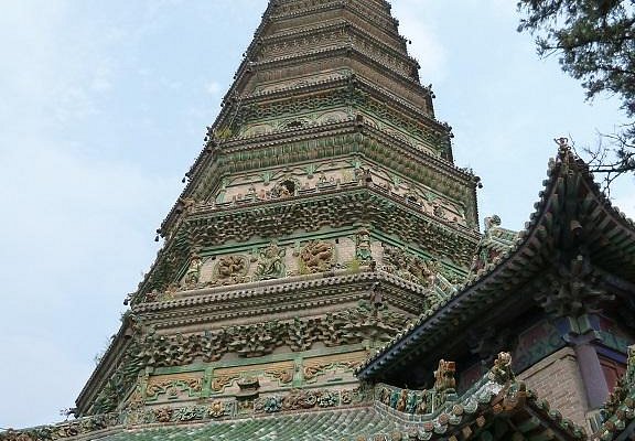 A scenic view of Linfen Guangsheng Temple