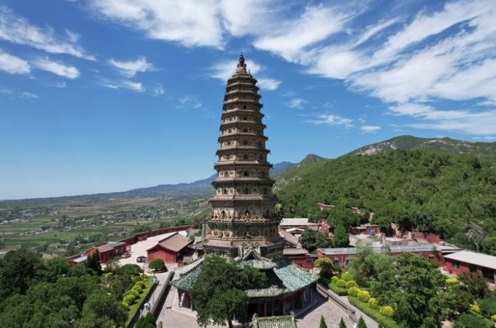 A scenic view of Linfen Guangsheng Temple
