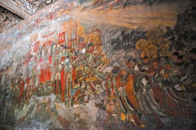 A scenic view of Linfen Guangsheng Temple