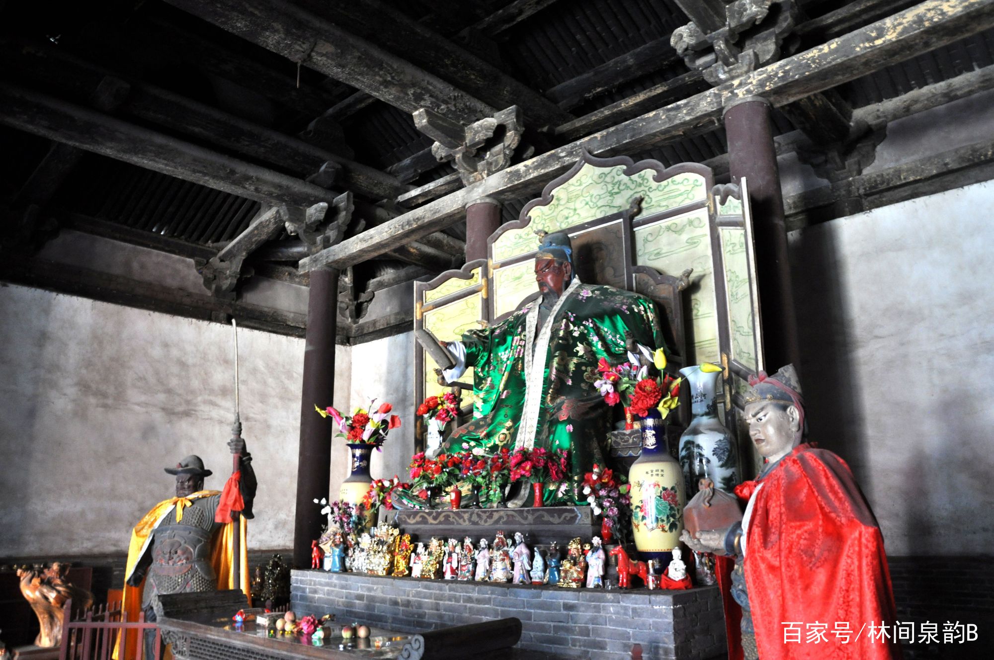 A scenic view of Linfen Hongdong Guandi Temple