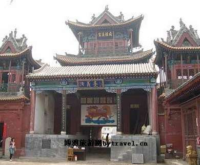 A scenic view of Linfen Hongdong Guandi Temple