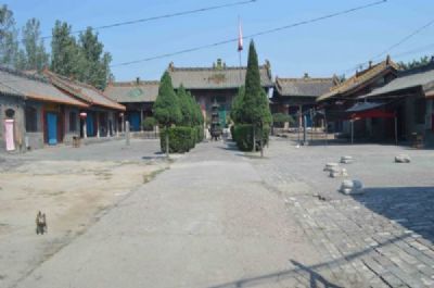 A scenic view of Linfen Hongdong Shangshan Temple