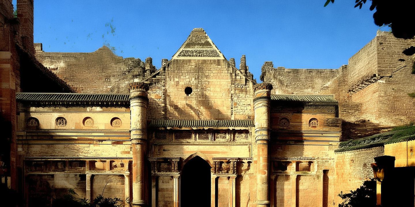 A scenic view of Linfen Houma Jinguo Ruins