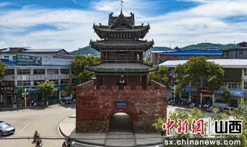 A scenic view of Linfen Huozhou Drum Tower