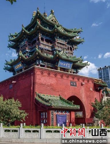 A scenic view of Linfen Huozhou Drum Tower