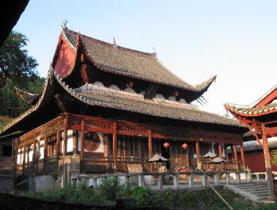 A scenic view of Linfen Nanhan Dongyue Temple
