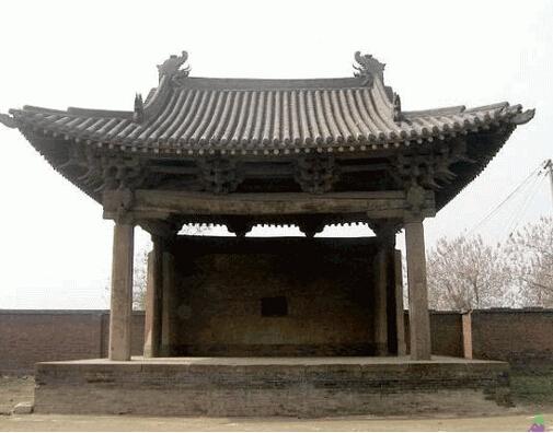 A scenic view of Linfen Niuwang Temple Stage