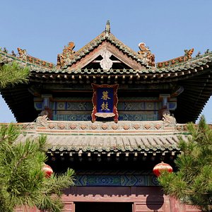 A scenic view of Linfen Niuwang Temple Stage