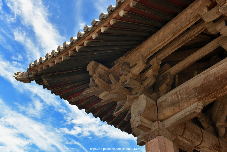 A scenic view of Linfen Niuwang Temple Stage
